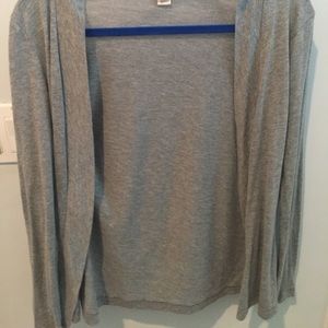 Grey cardigan
